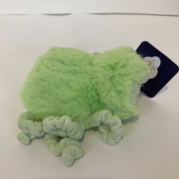 NWT Slumberkins Spider Neon Green 5" Soft Fluffy Plush Lovey Stuffed Animal - Picture 5 of 9